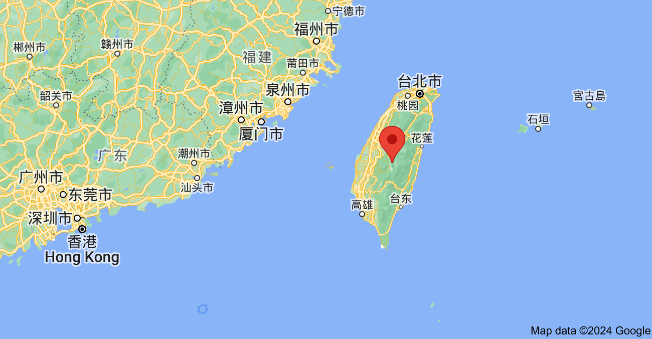 中国台湾地区地图